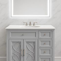 Bathroom vanity 36”