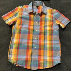 Short Sleeve Big Boys Dress Shirt
