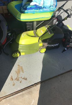 Dunjoe corded lawnmower
