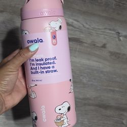 Pink Snoopy Owala / Water Bottle / 32oz Flask