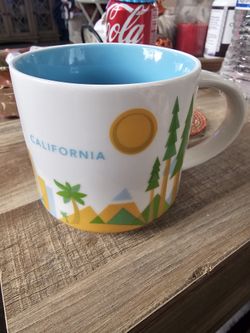 Starbucks California You Are Here Series Collection 14oz Coffee Tea Mug Cup YAH