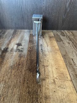 Chrome Wall-Mount Towel Bar Bracket