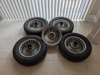 Sale OR Trade ... 1977 MGB Wire Wheels & Tires