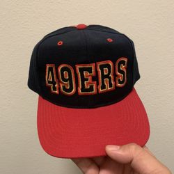 90s Sf 49ers Script SnapBack