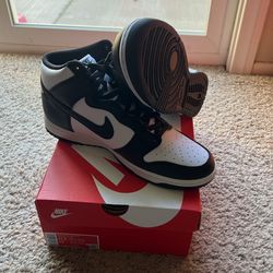 High Top Panda Dunks Size 11.5