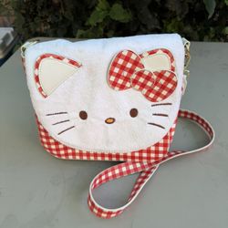 Loungefly Sanrio Hello Kitty Gingham Cosplay Crossbody Bag