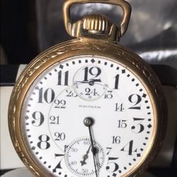 1915 Waltham “Vanguard” Wind-Indicator Railroad-Grade Pocket Watch