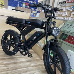 Super Power Movcan Electric Bike 32MpH Double Battery Long Range Own It Today With Easy Financing Options! No Credit Needed To Apply $0 To $99 Down 