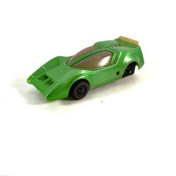 Hot Wheels Redline Sizzlers Live Wire Green Missing Wheel