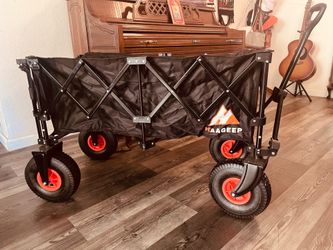 Beach wagon with big wheels