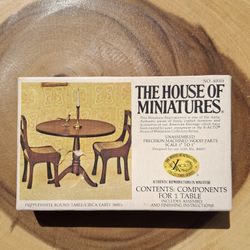 1:12 Scale Hepplewhite Round Table Kit