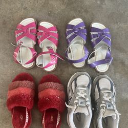 Girl's Shoes & Sandals (New Balance, Ugg, Saltwater)