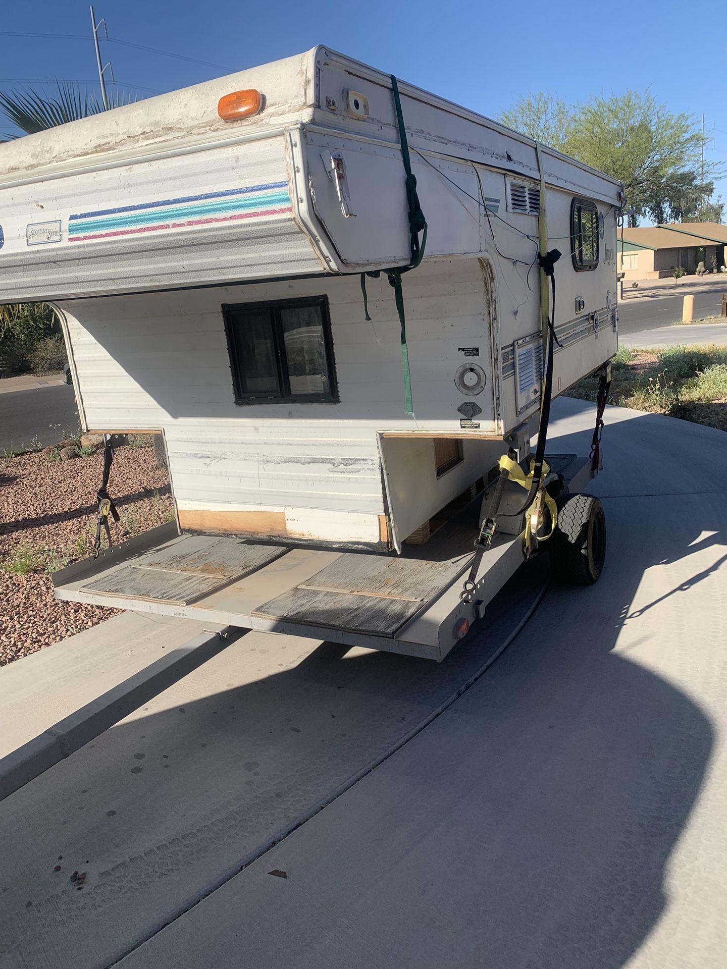 Utility Trailer 6x9 And Camper Both (read Add Please)