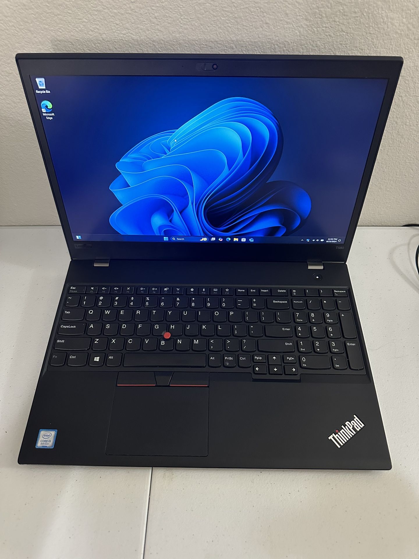 Used Lenovo ThinkPad T580 Touchscreen