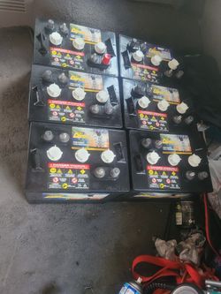 6 VOLT Used Golf Cart Batteries 