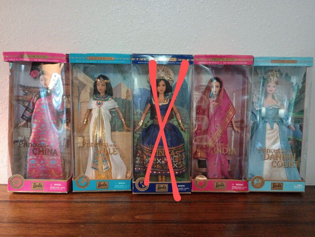 Collector Barbies- Dolls Of The World Princess Edition 