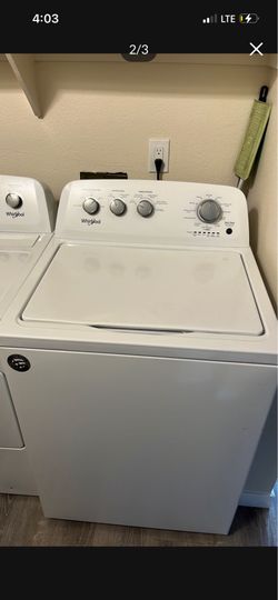Whirl pool washer and dryer
