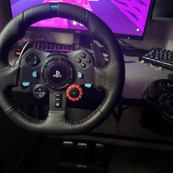 G29 Wheel Shifter And Pedals