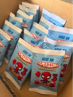 Personalized chips bags