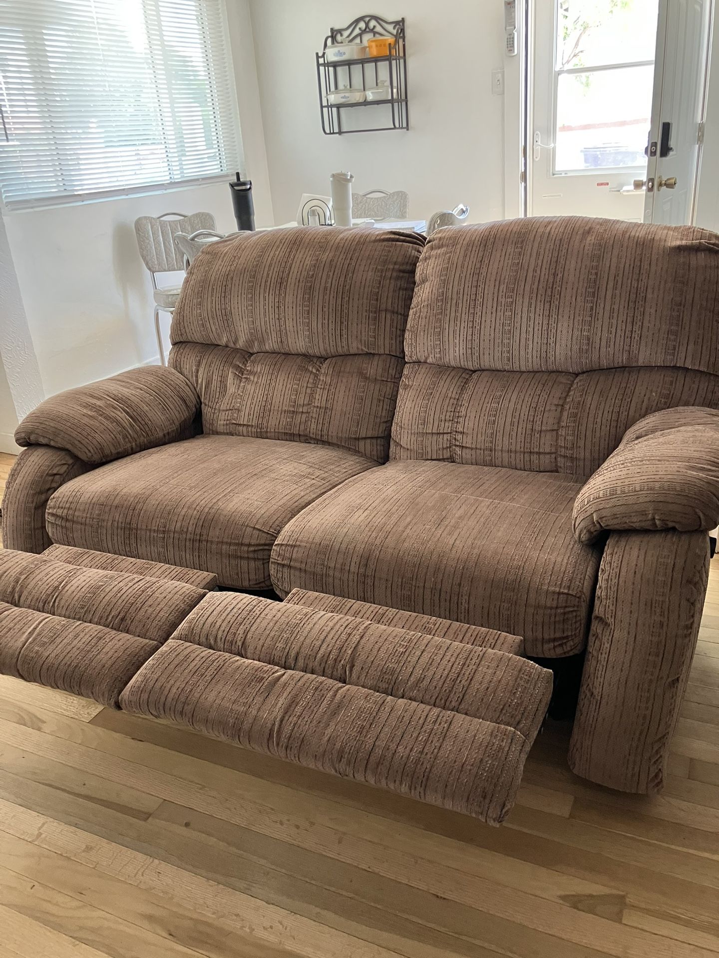 Reclining Loveseat And Coffee Table
