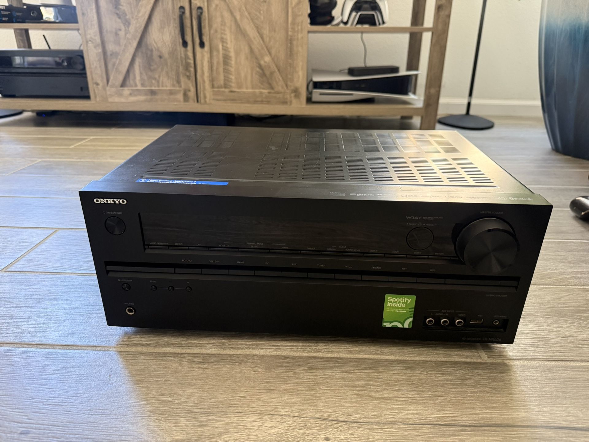 Klipsch Subwoofer And Onkyo AV Receiver