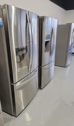 Kenmore 3-Door Stainless Steel Refrigerator
