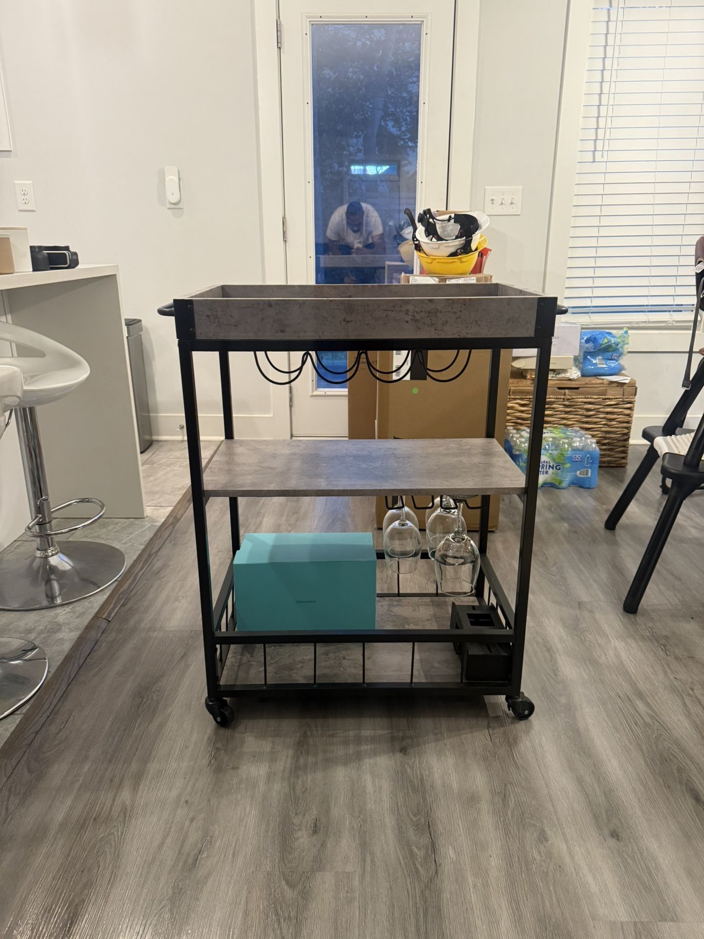 Bar cart grey & Black
