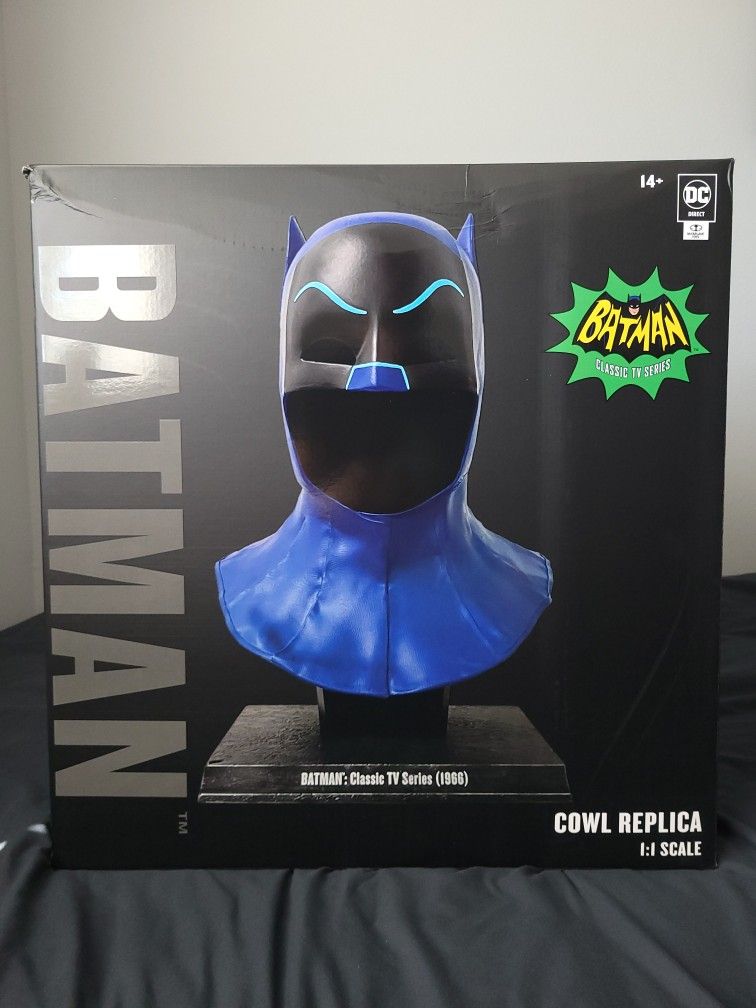 DC Direct - Batman Classic TV Series (1966) Cowl Replica 1:1 Scale (Life-Size) McFarlane Toys