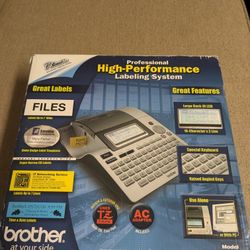 Brother P-Touch PT-2700 Thermal Printer, Power Source, Label Cartridge Bundle