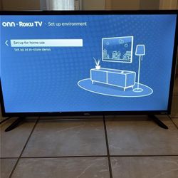 Like New Onn 32’ Hd Roku Smart Tv 
