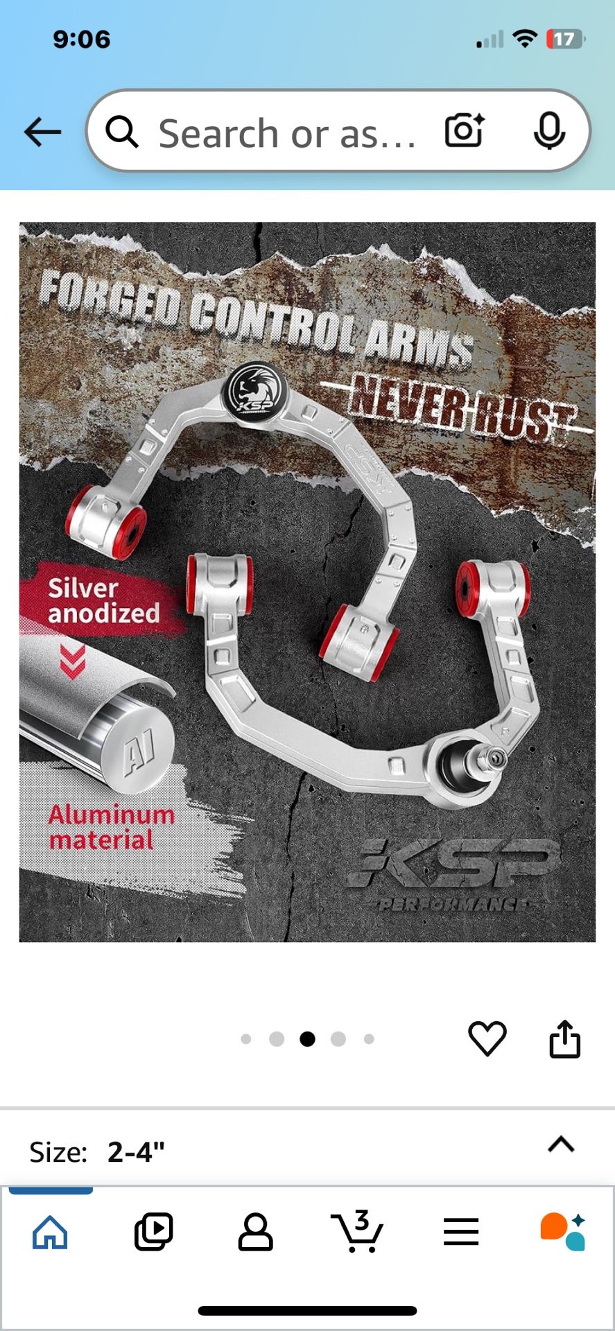 Ksp Upper Control Arms. Ford F150