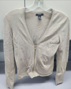 Alfani Petite Zip Up Cardigan Size P/P