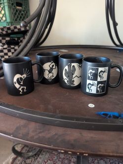Black Mug Set
