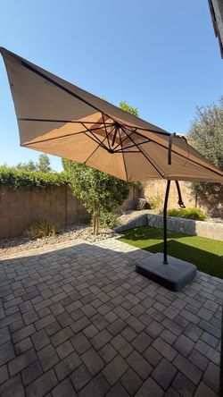 Large patio umbrella