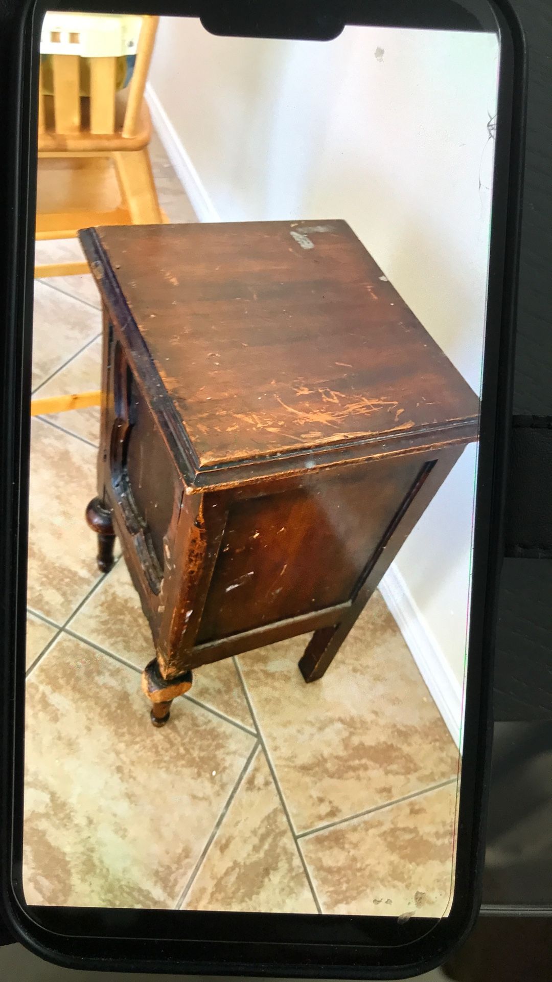 Vintage End Table Or Plant Table