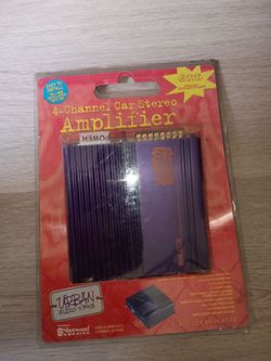 Brand New urban 4ch amp $60firm price pickup only serious buyers please yes it is available