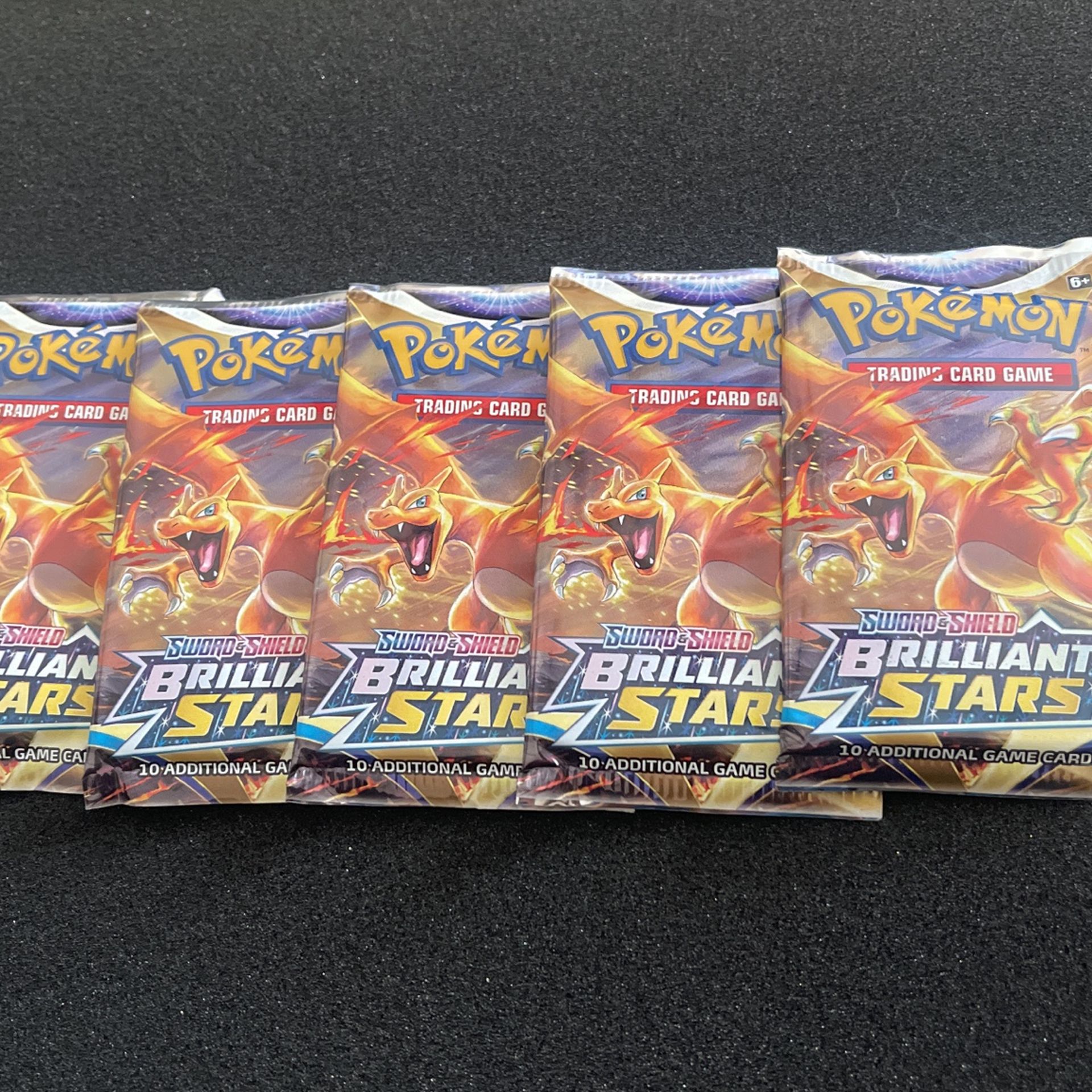 Pokemon Brilliant Stars Booster Pack (CHARIZARD ART WRAPPER)