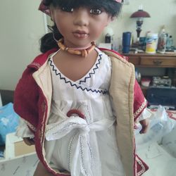 African Porcelain Doll