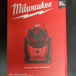 MILWAUKEE M12  CORDLESS FAN