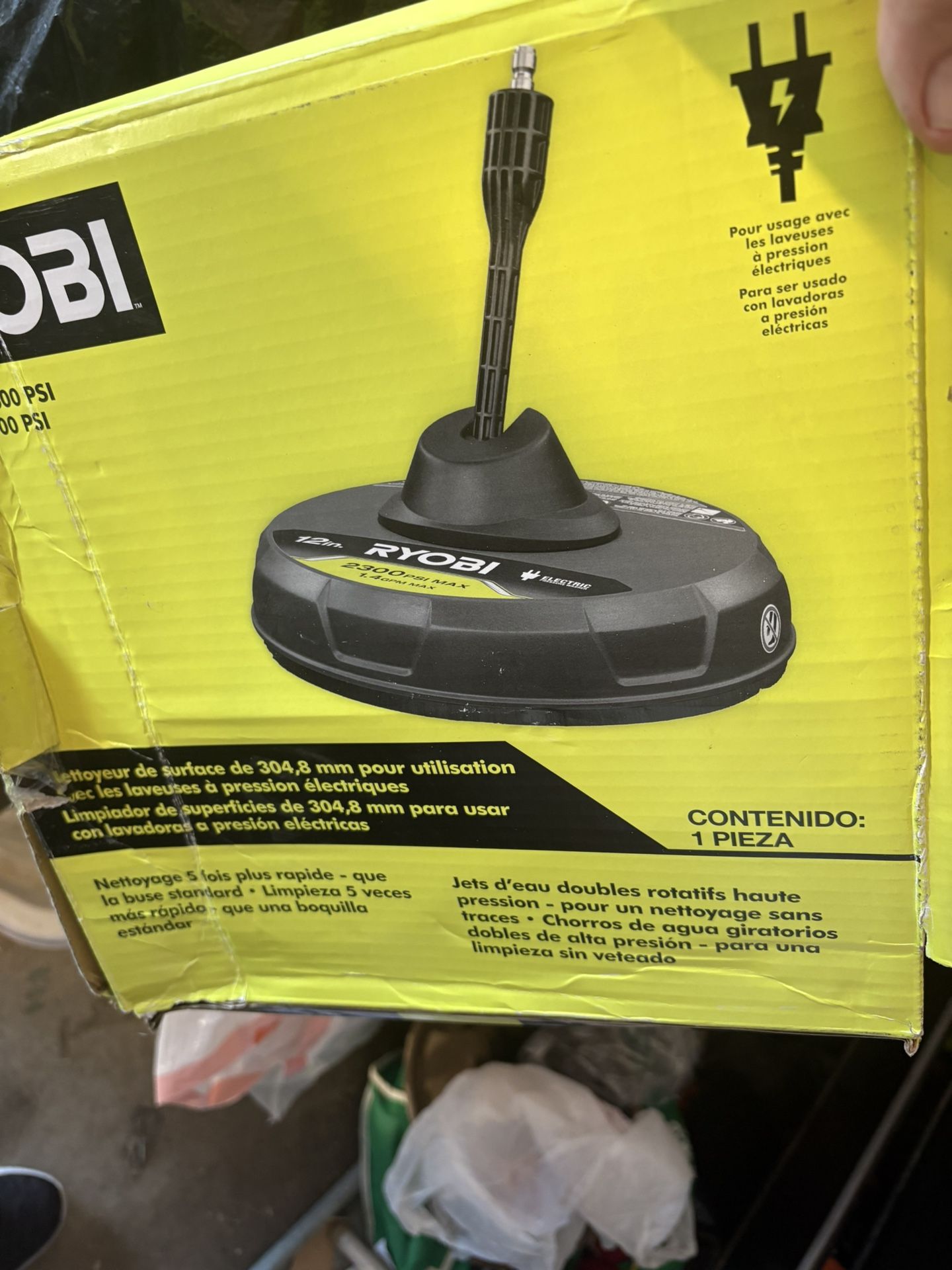 New Ryobi Pressure Washer Battery Operated 