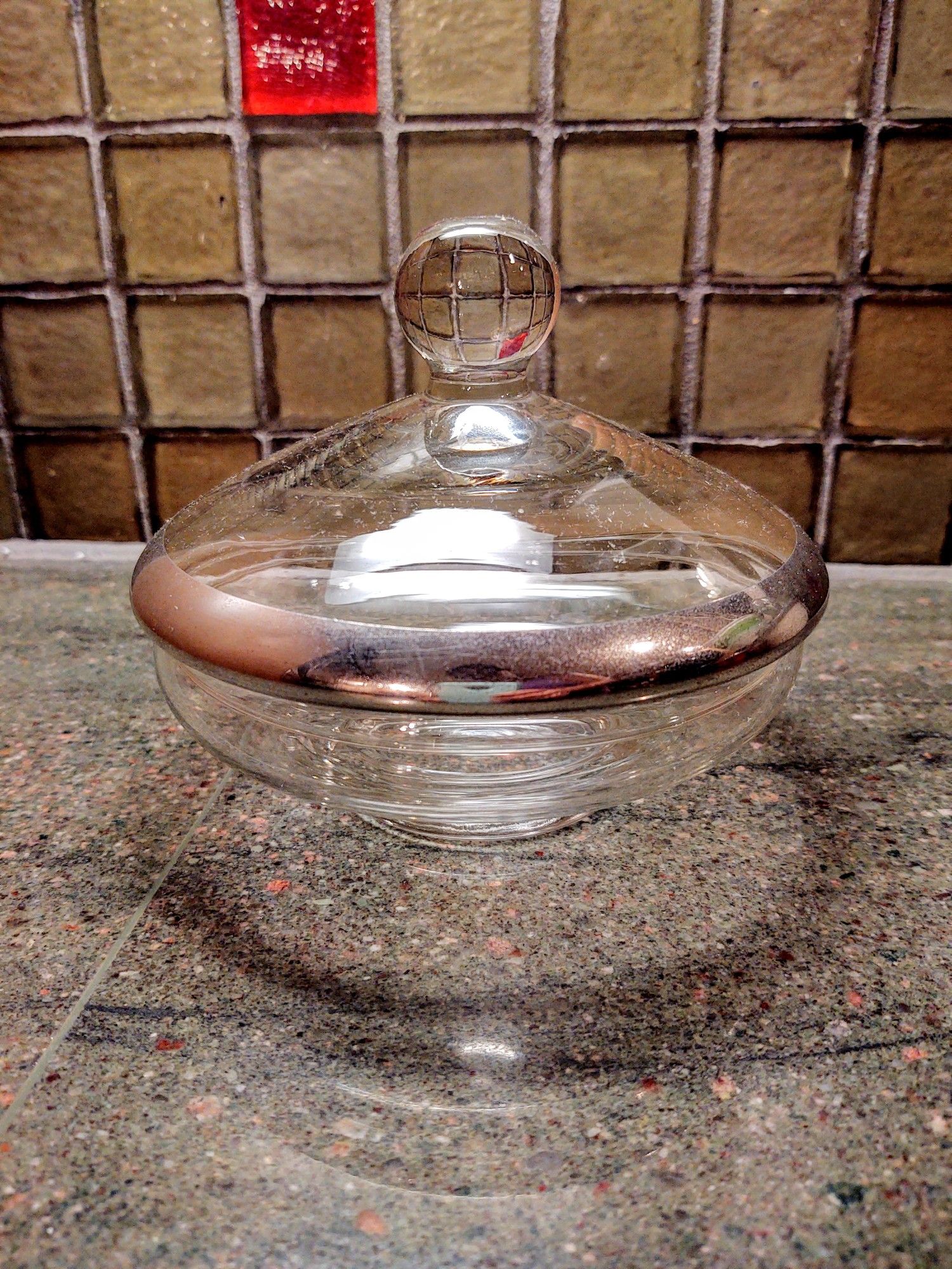 MID Century Dorothy Thorpe Era Candy Dish With Lid