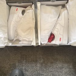 Supreme Air Force 1s $200 Size 7 & 9