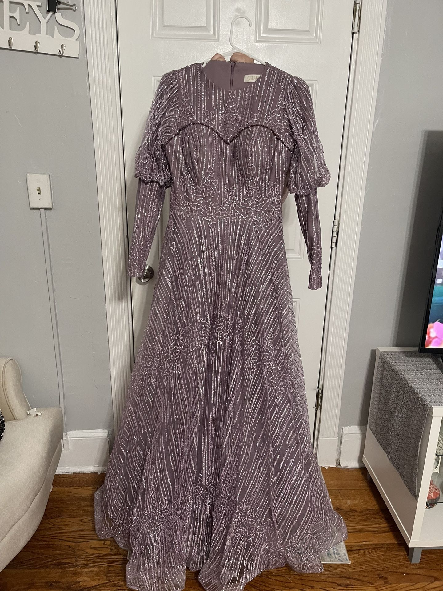 Sparkly Modest Dress