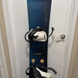 Burton Snowboard with Burton Bindings