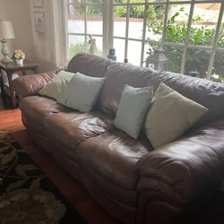100% Leather Couch