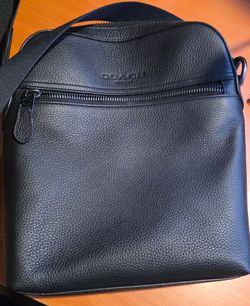 Coach Shoulder Bag Leather plain