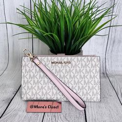 Michael Kors Pink-White Wallet