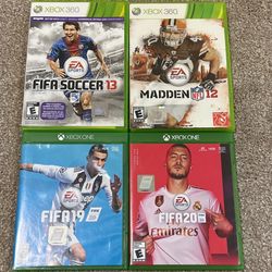 Madden NFL 12 / FIFA 13, 19, 20 (READ DESCRIPTION)
