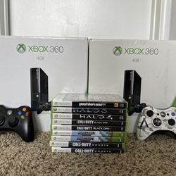 Xbox 360s + Games