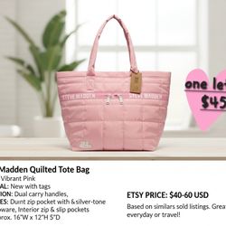 Brand New Michael Kor Pink Bag